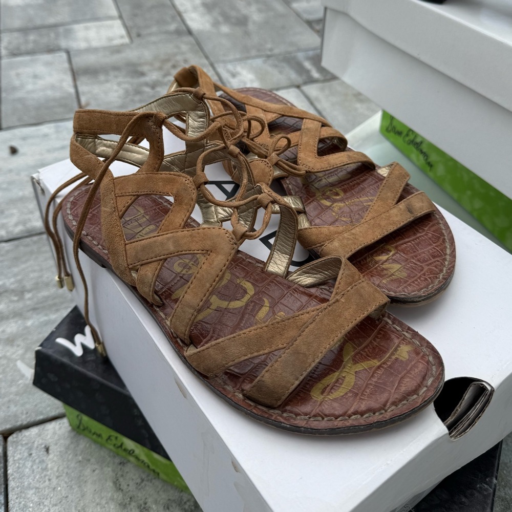 Sam Edelman Brown Gladiator Sandals